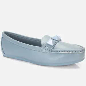 Womens "ORPHIA" Flat Comfy Slide In Moccasins