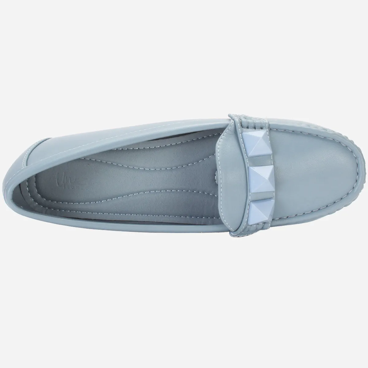 Womens "ORPHIA" Flat Comfy Slide In Moccasins