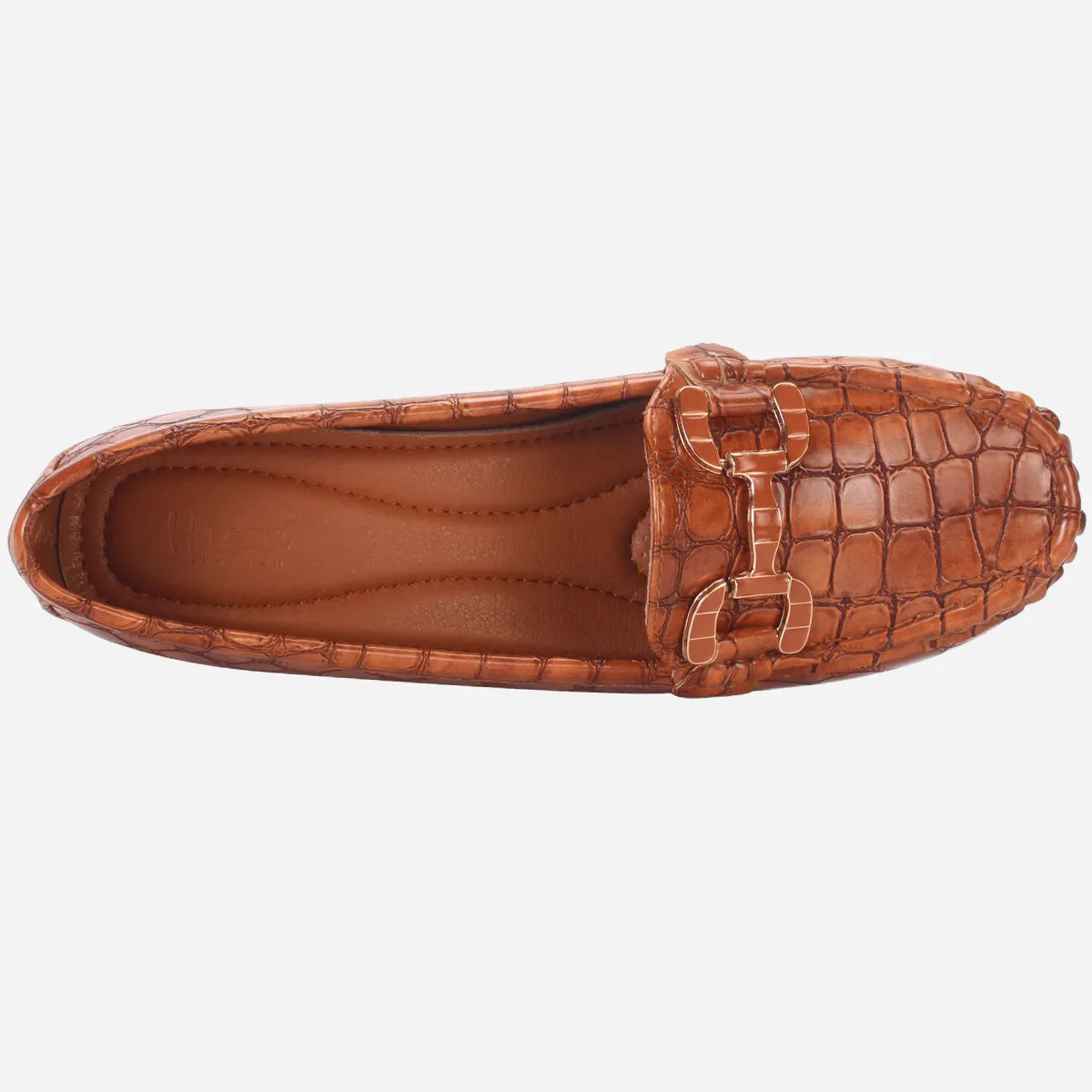 Womens "VIRONA" Wedge Comfy Slide In Moccasins