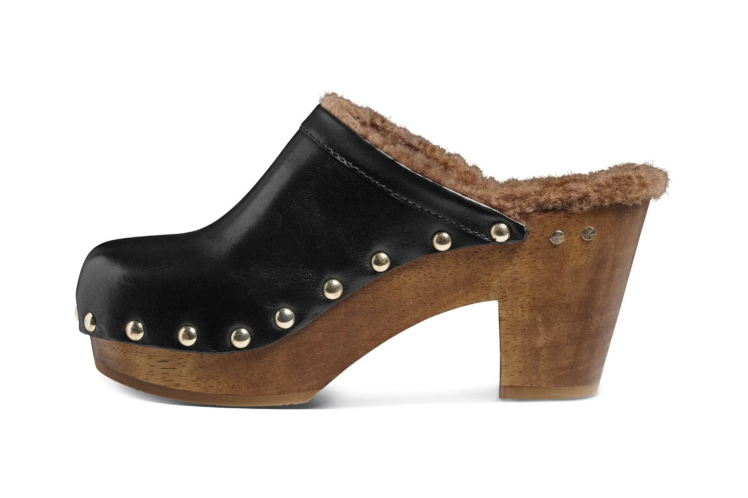 WOODPECKER SHEARLING - Black